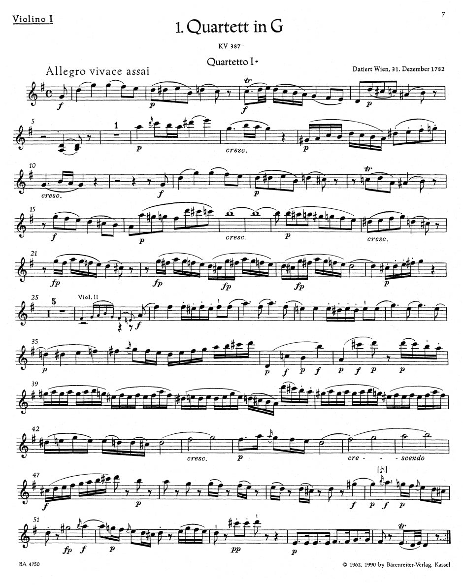 Mozart: The Ten Celebrated String Quartets