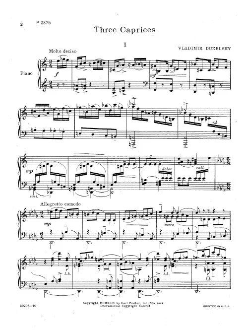 Duke: Three Caprices