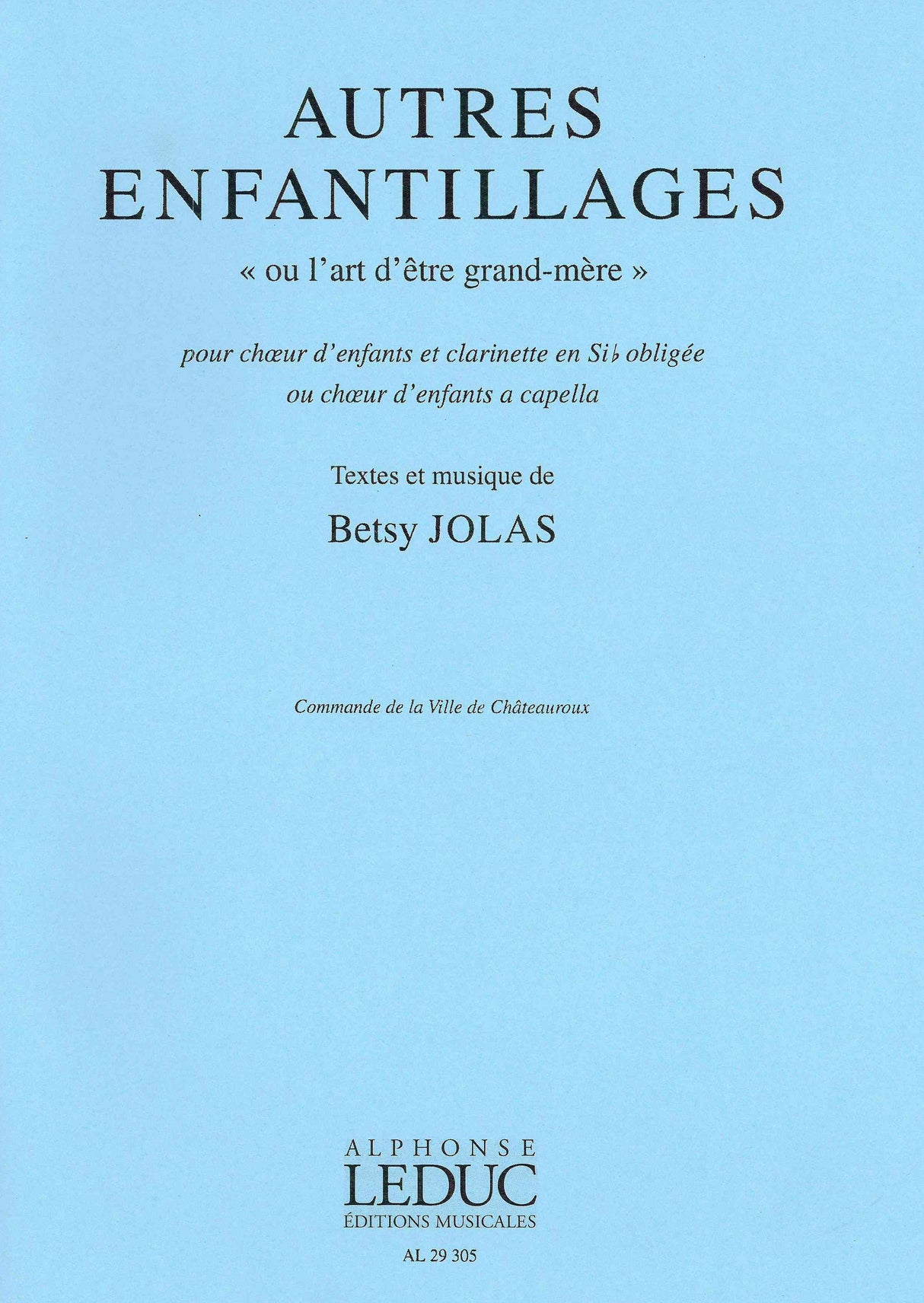 Jolas: Autres Enfantillages