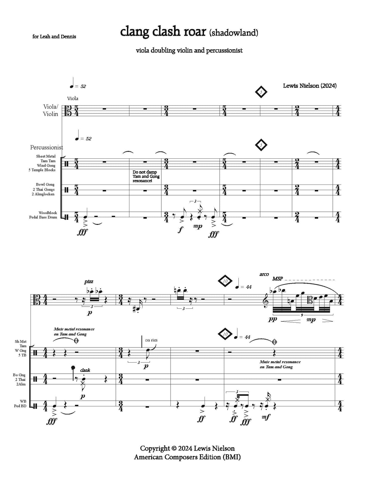 Nielson: clang crash roar (shadowland)