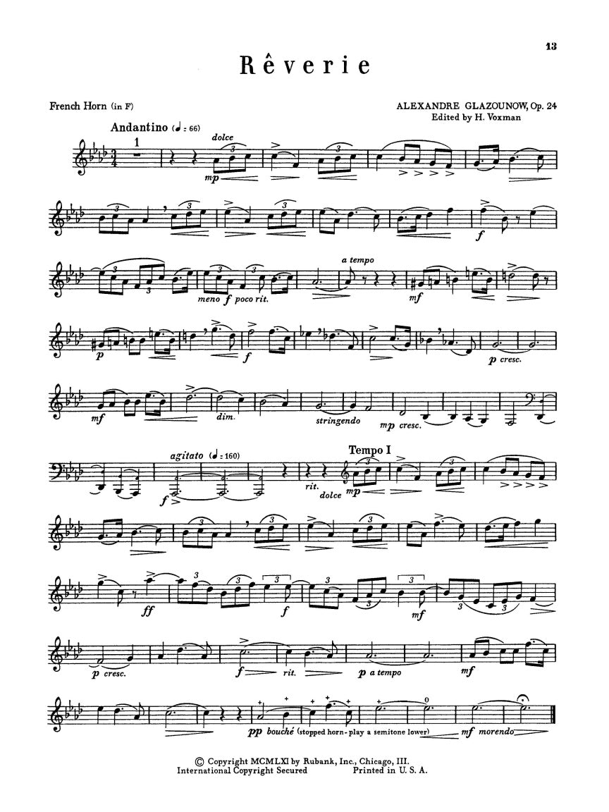 Concert and Contest Collection - Horn