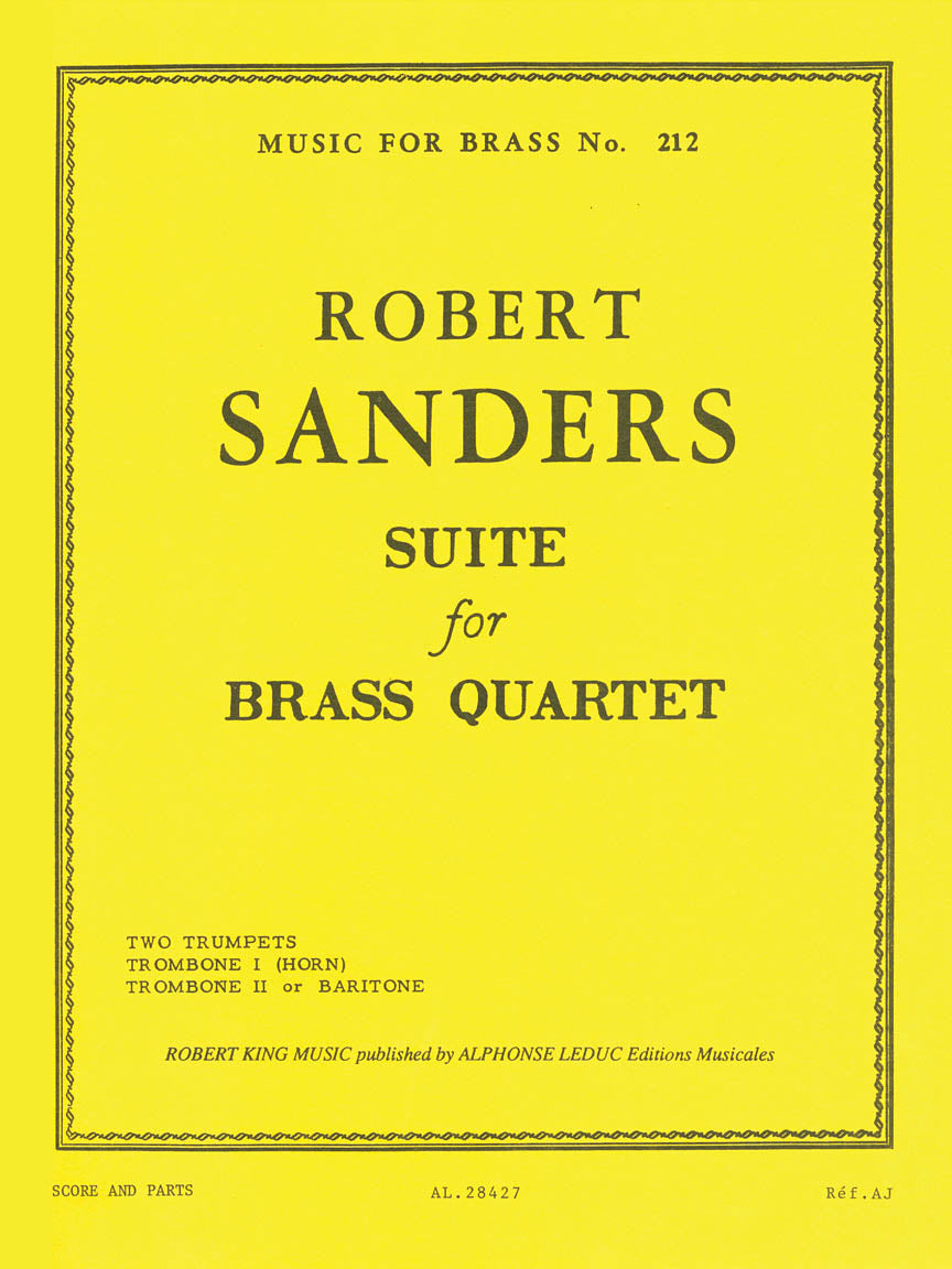 Sanders: Suite for Brass Quartet