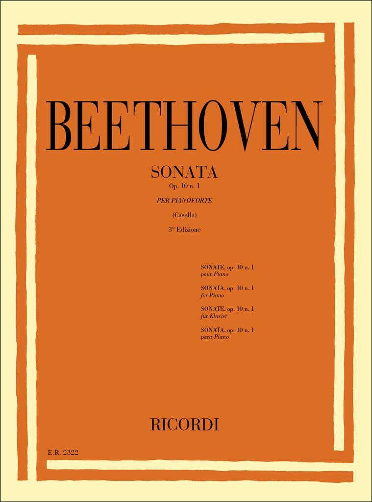 Beethoven: Piano Sonata No. 5 in C Minor, Op. 10, No. 1