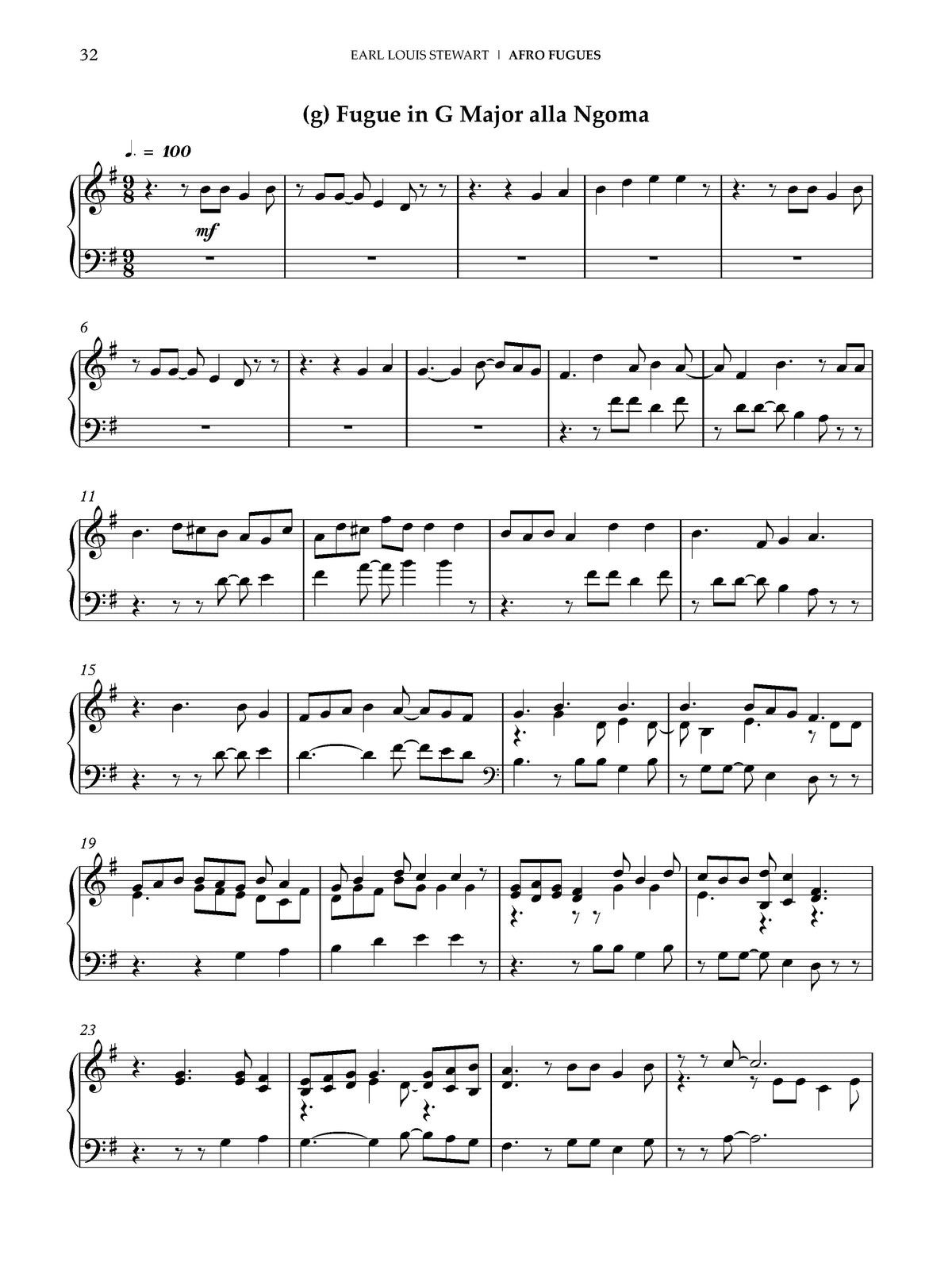 Stewart: Afro-Fugues