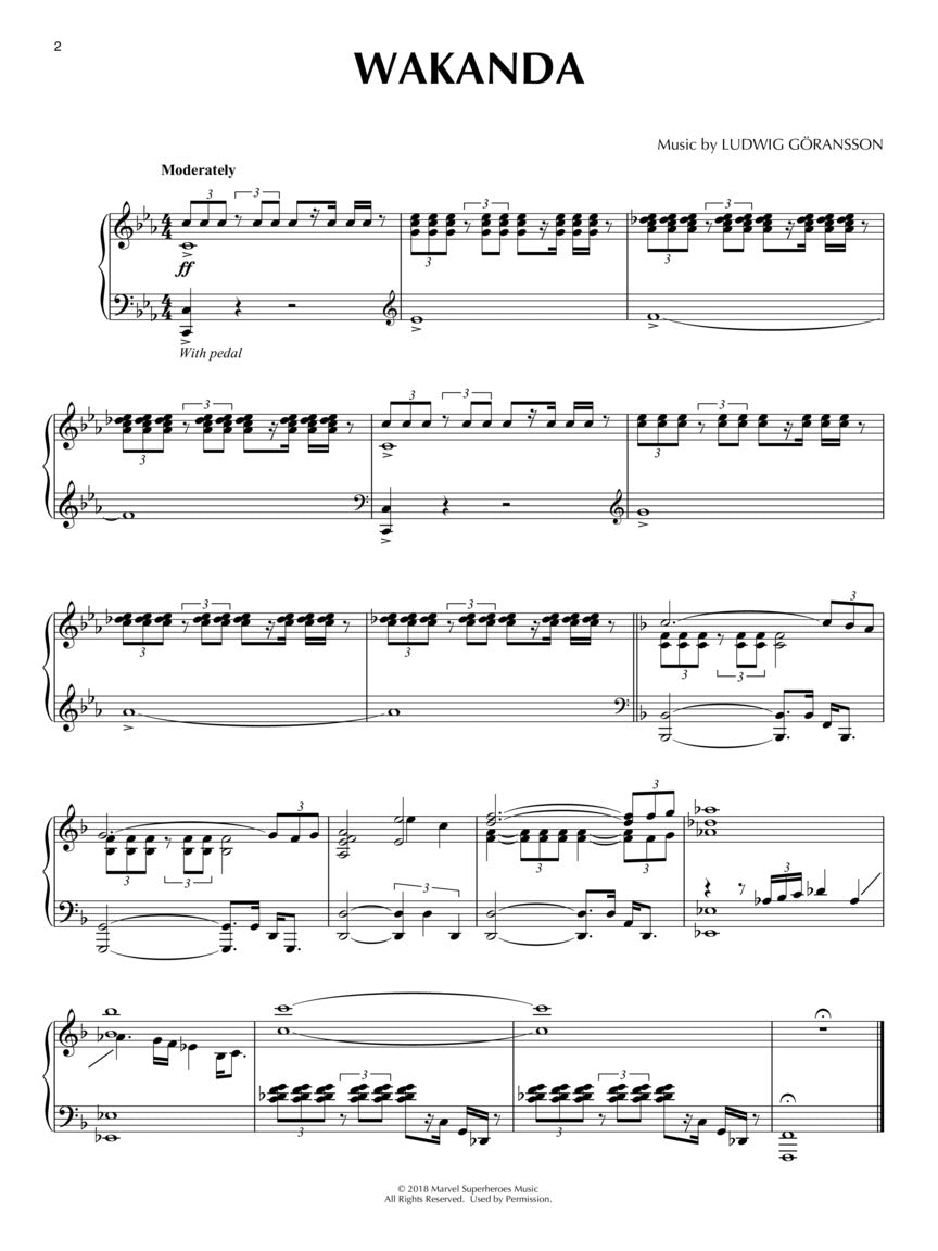 Black Panther - Piano Music from the Motion Picture