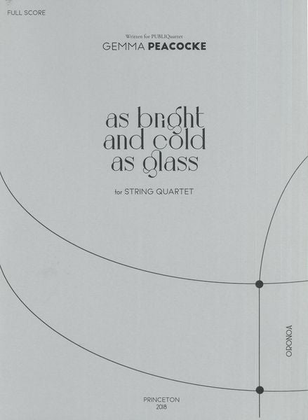 Peacocke: As Bright and Cold as Glass