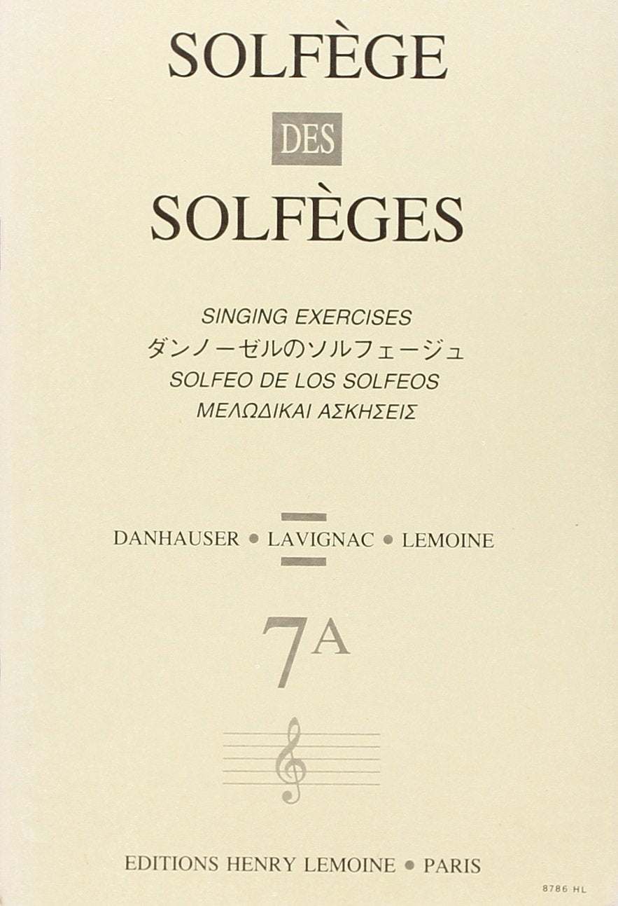 Solfège des Solfèges - Volume 7A
