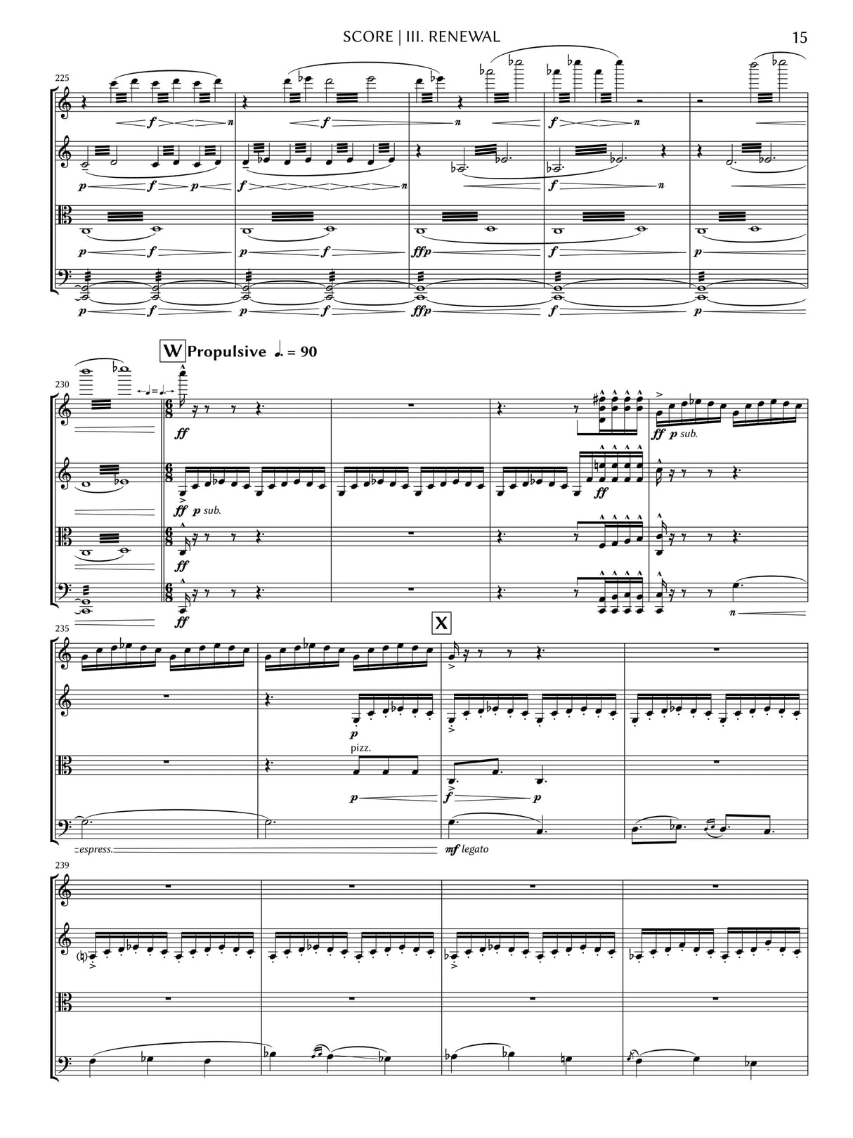 Stafylakis: String Quartet No. 4 ("Aftermath")