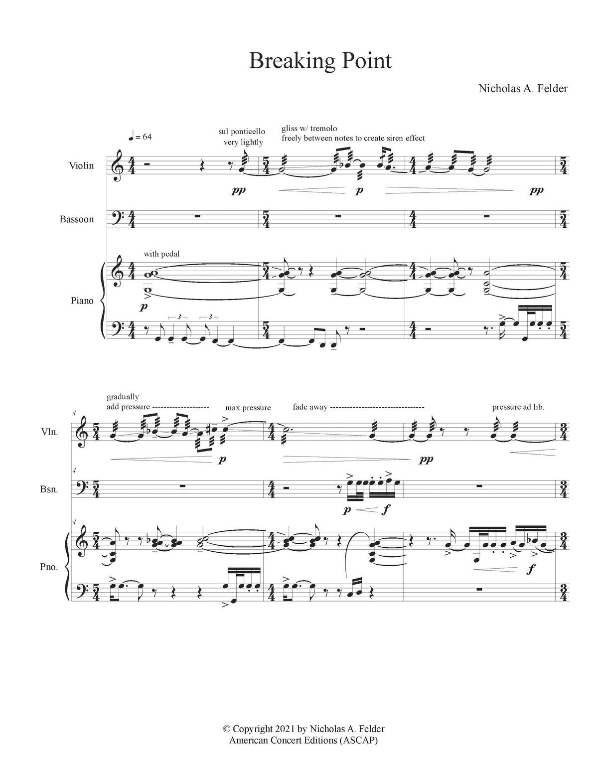 Felder: Breaking Point