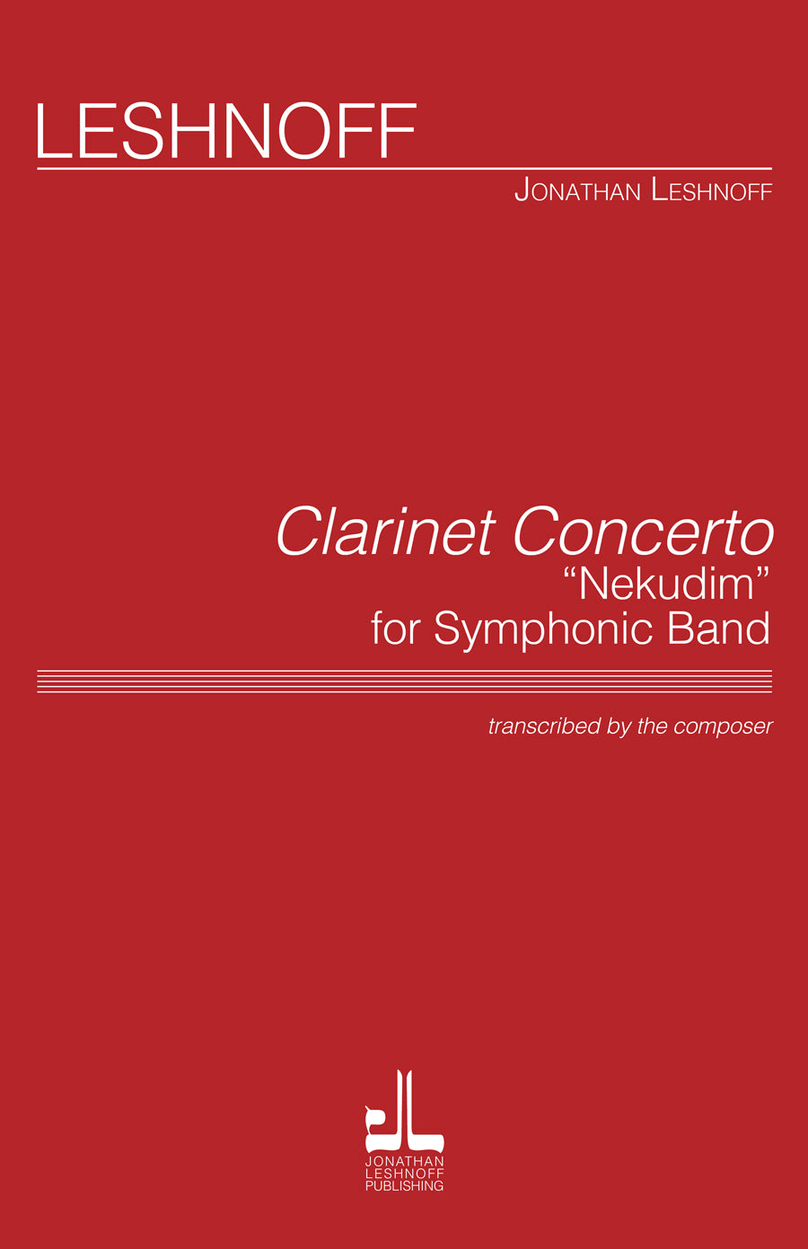 Leshnoff: Clarinet Concerto - Version for Band