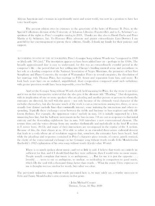 Price: Song Without Words in G Major