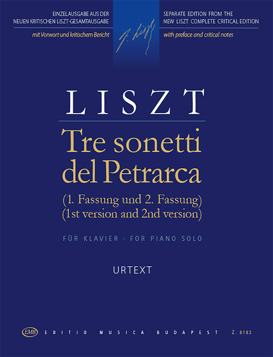 Liszt: 3 Petrarch Sonnets