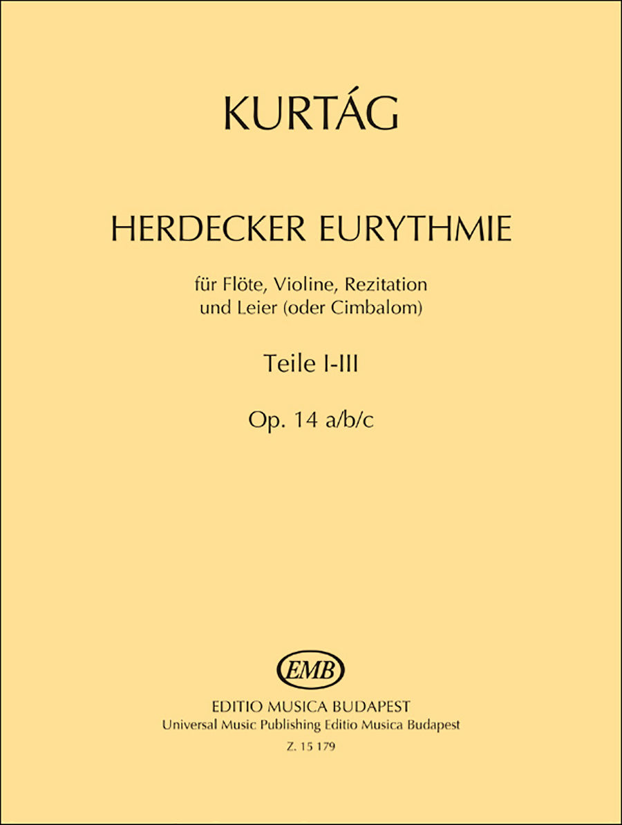 Kurtág: Herdecker Eurythmie I-III, Op. 14