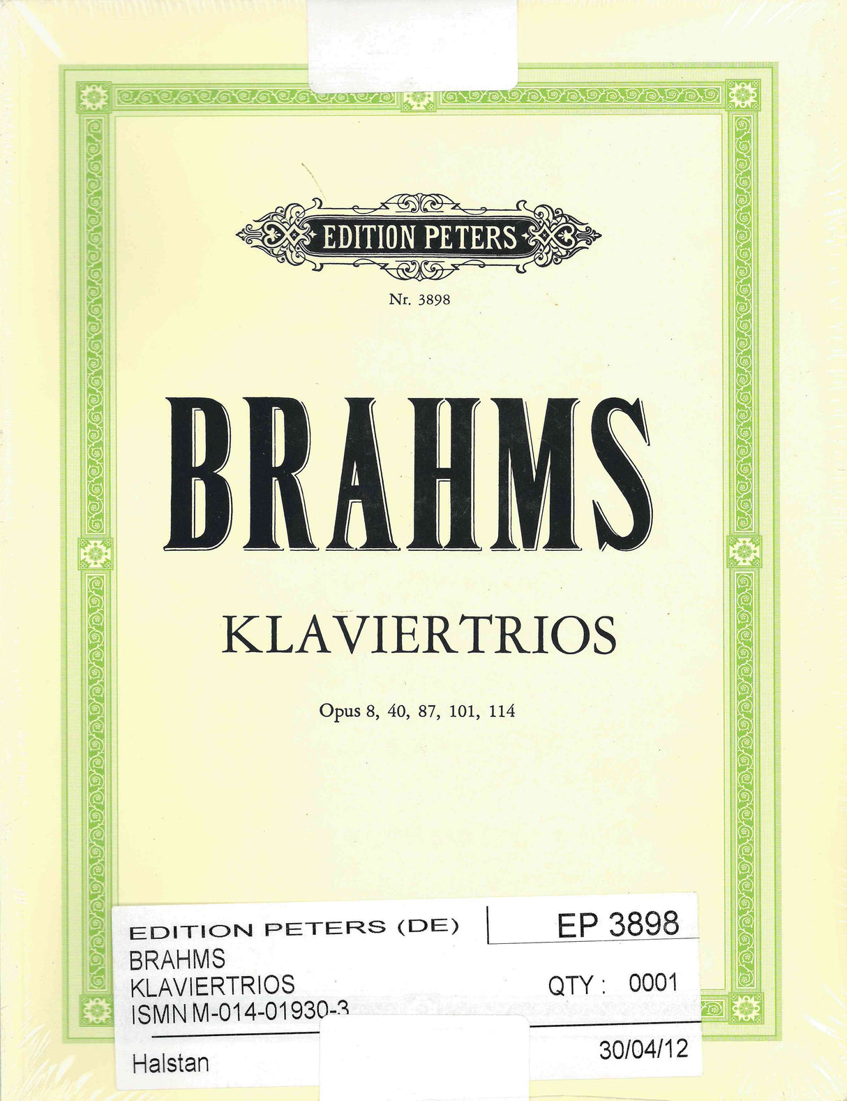 Brahms: Complete Piano Trios