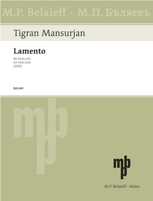 Mansurian: Lamento