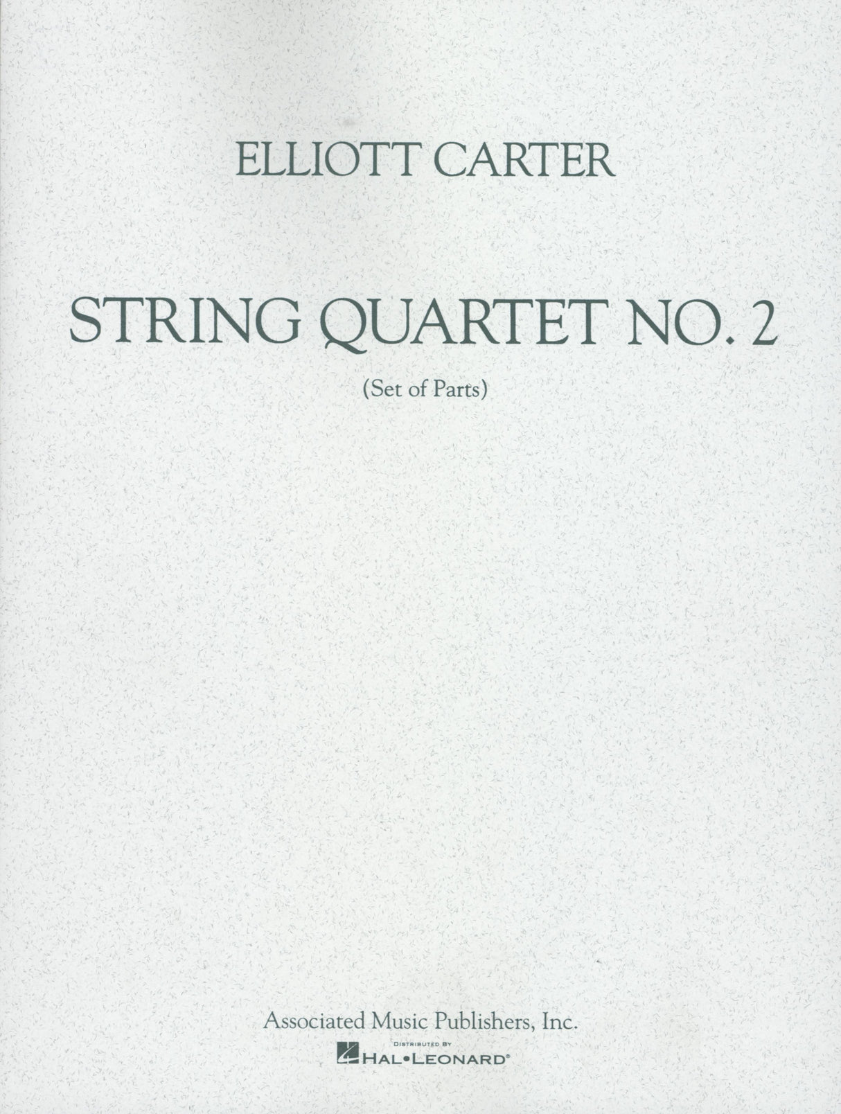 Carter: String Quartet No. 2