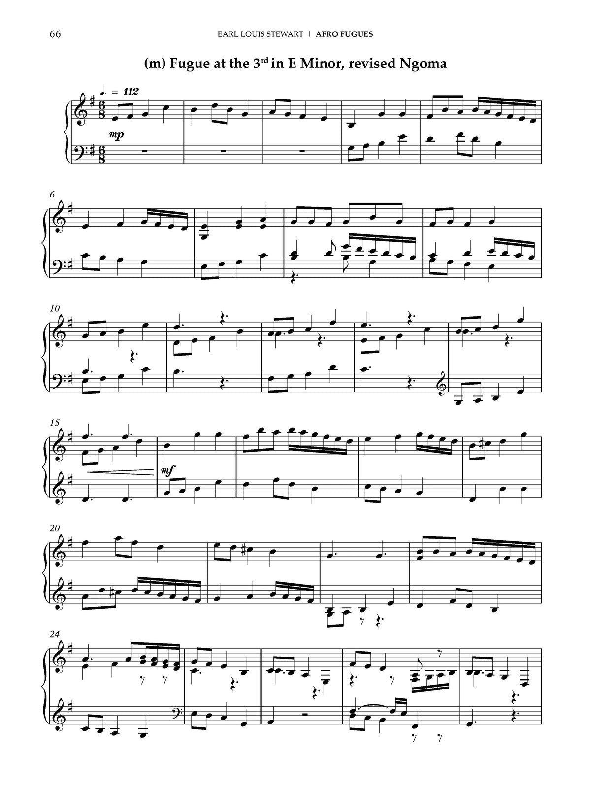 Stewart: Afro-Fugues