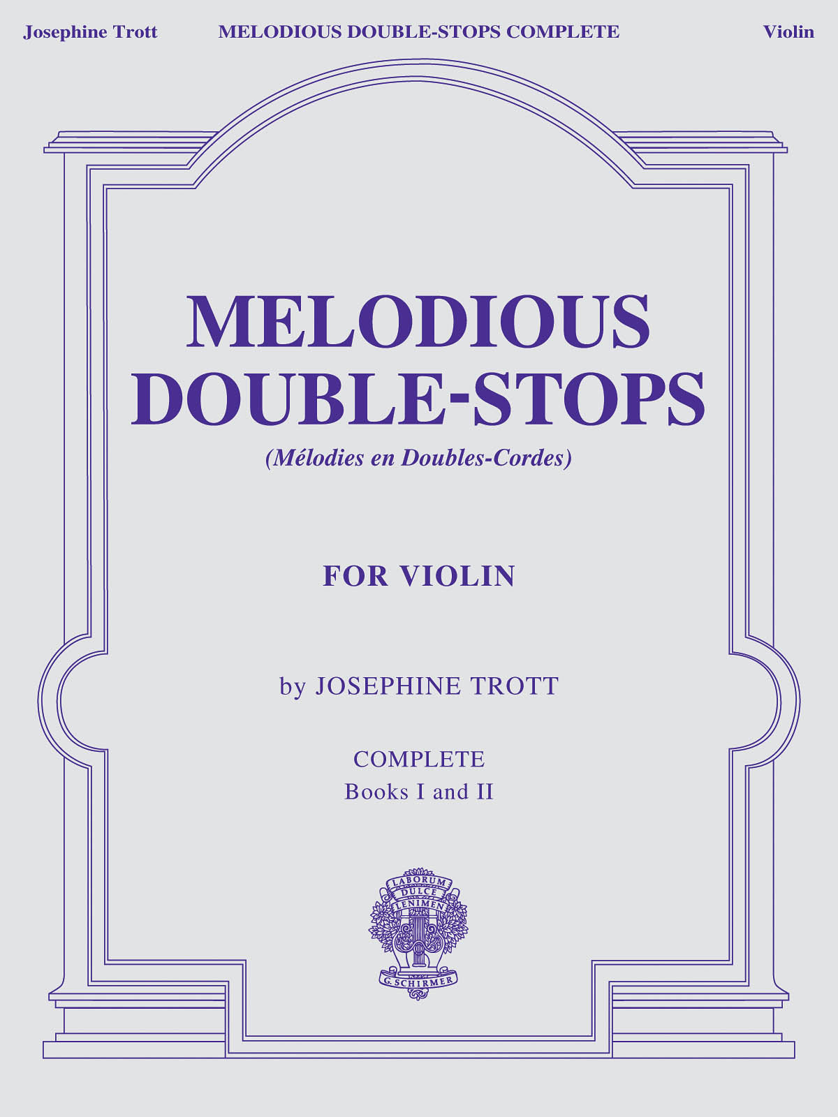 Trott: Melodious Double-Stops for the Violin