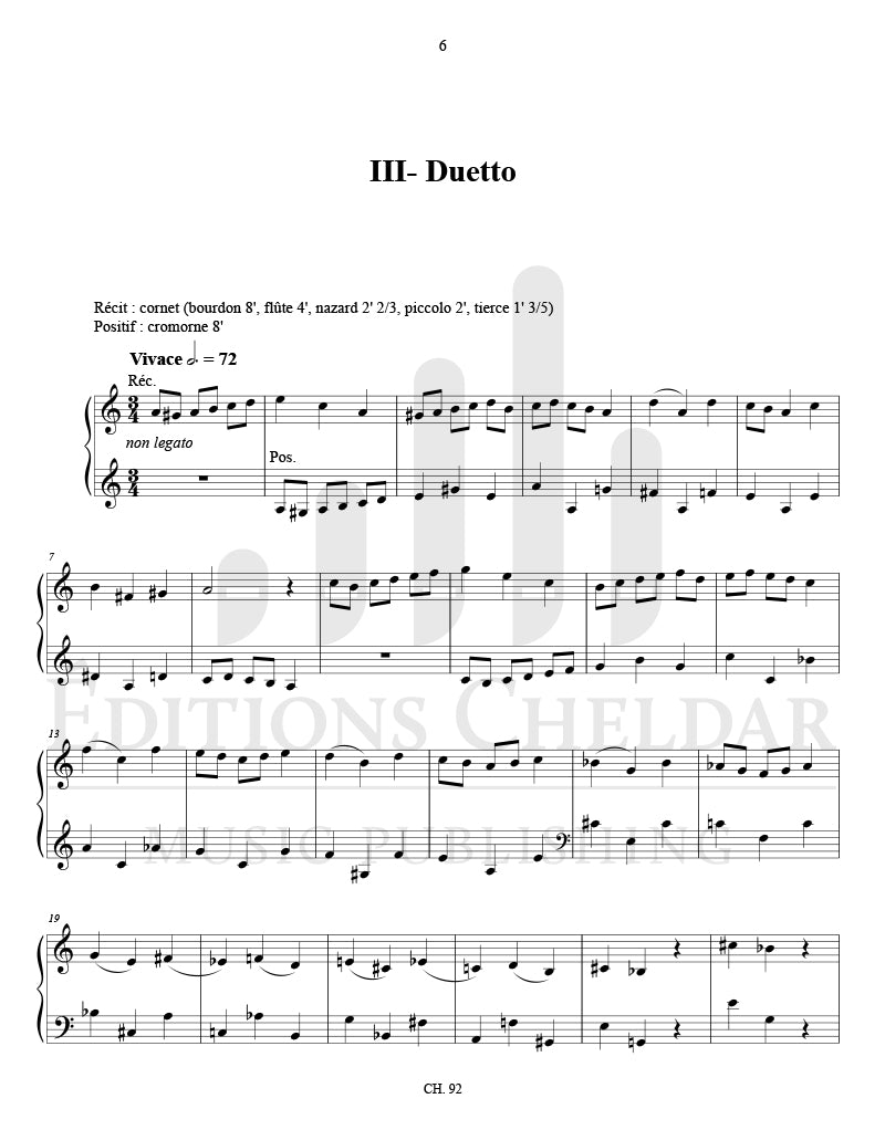 Bédard: Suite du troisième ton