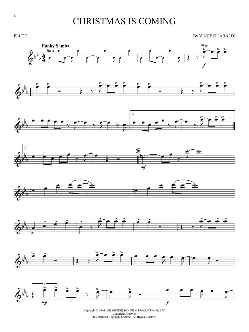 A Charlie Brown Christmas™ – Instrumental Play-Along for Flute