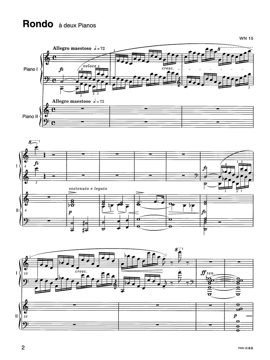 Chopin: Rondo in C Major & Variations in D Major