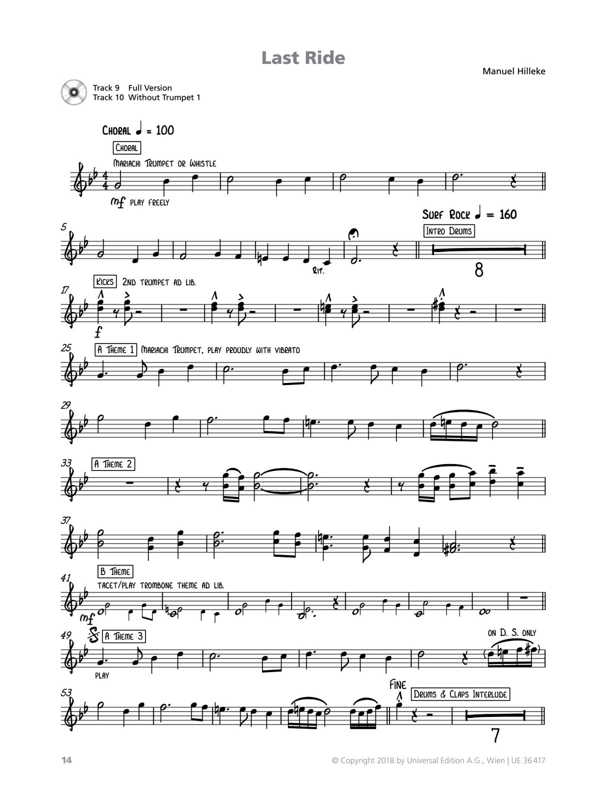 Groove Trumpet – Play Along with the Brass Band Marshall Cooper