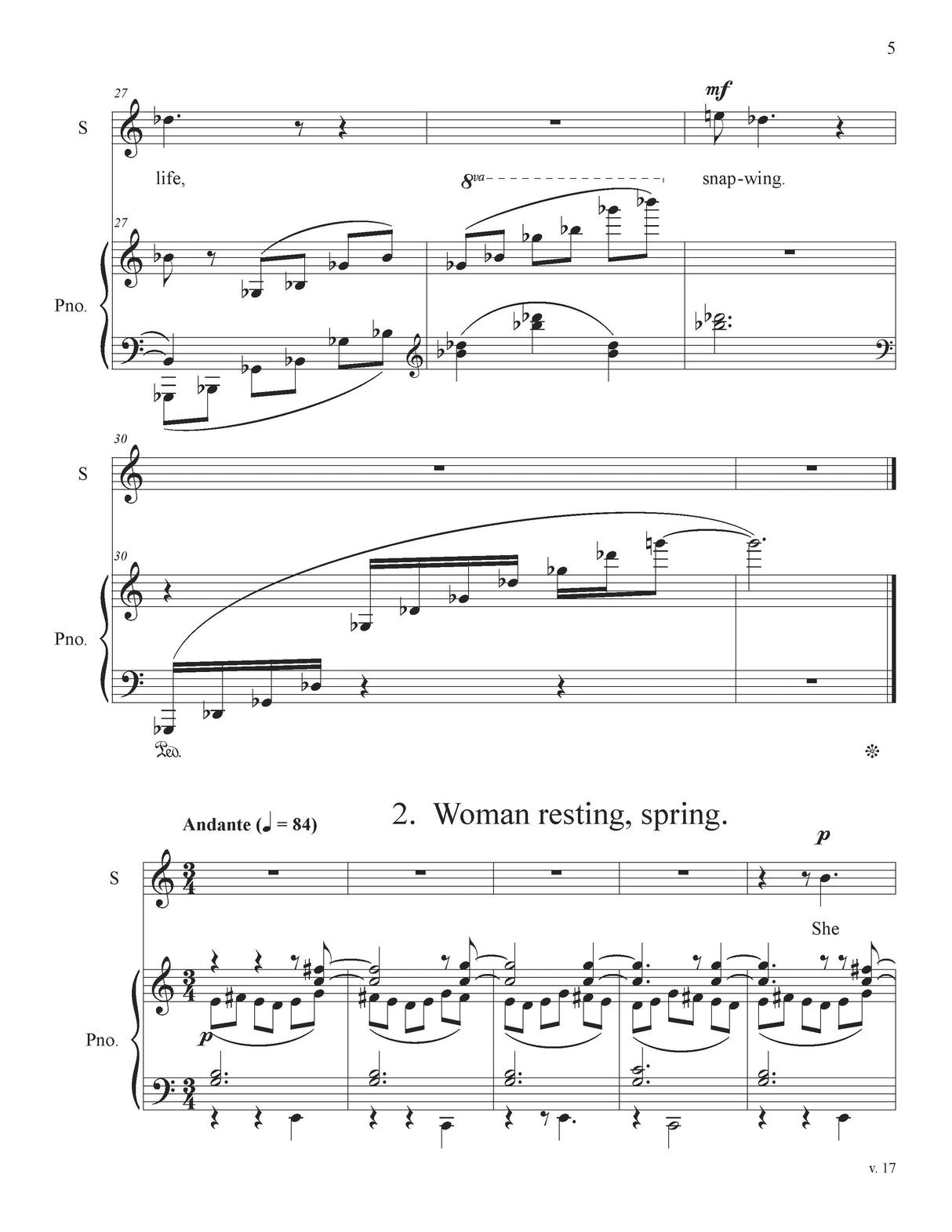 Flaherty: Song of one who loves