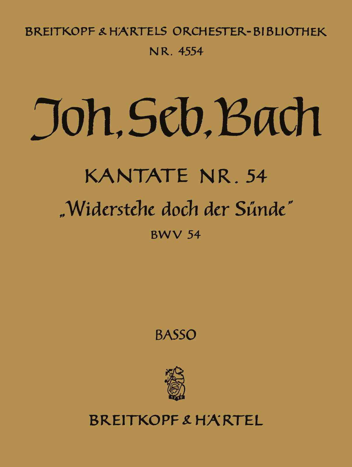Bach: Widerstehe doch der Sünde, BWV 54