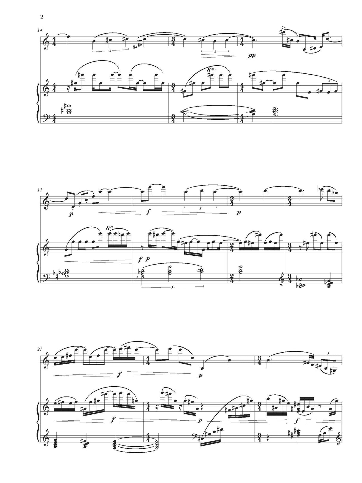 Sohn: Lullaby for Those Fast Asleep (Version for Violin & Piano)