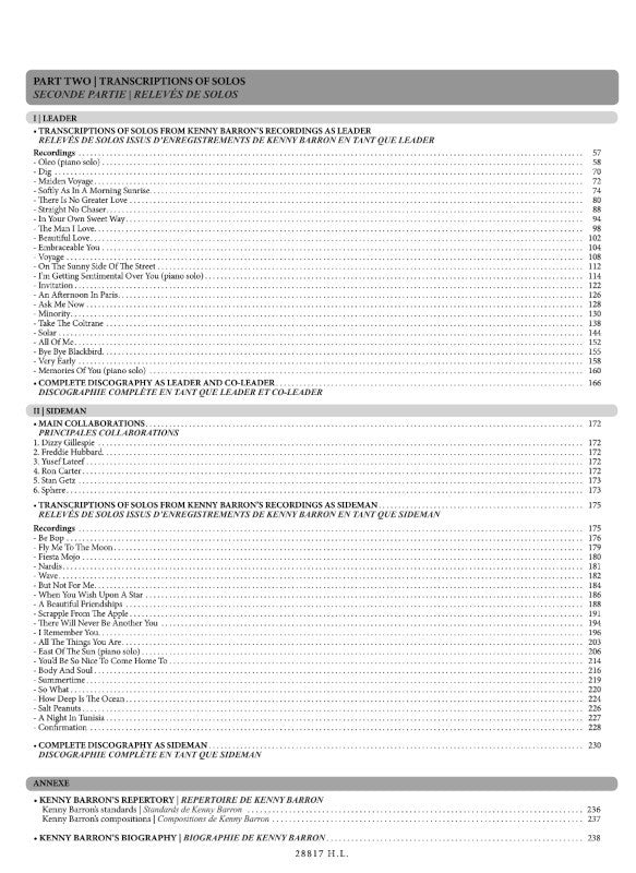 Kenny Barron - The Book