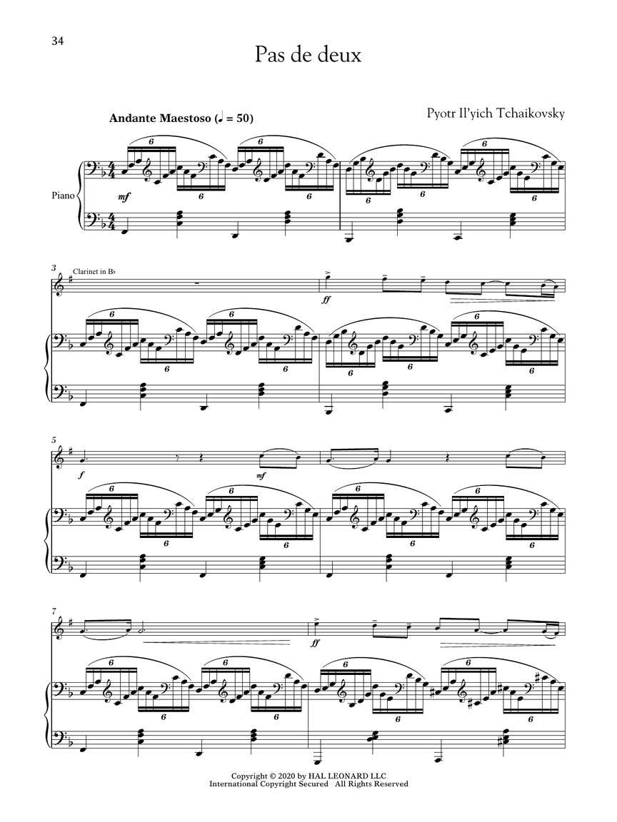 Tchaikovsky: The Nutcracker Suite (arr. for clarinet)