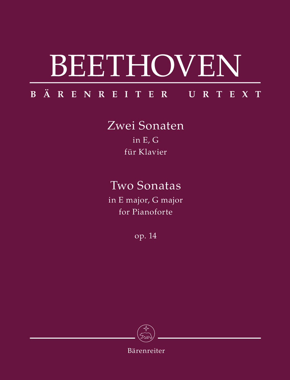 Beethoven: 2 Piano Sonatas, Op. 14, Nos. 1 & 2