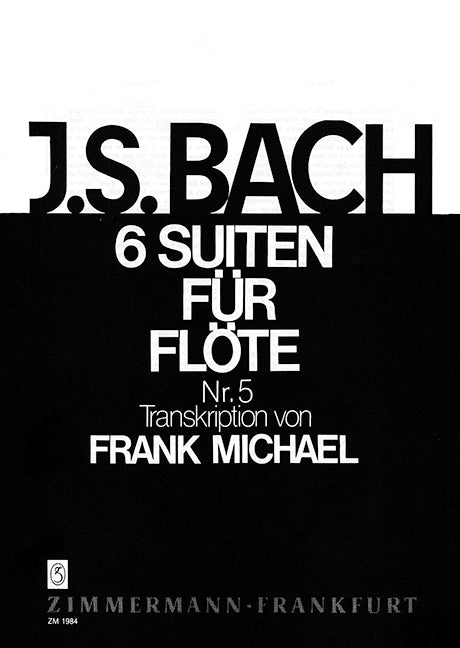 Bach: Suite No. 5 in C Minor, BWV 1011 (arr. for flute)