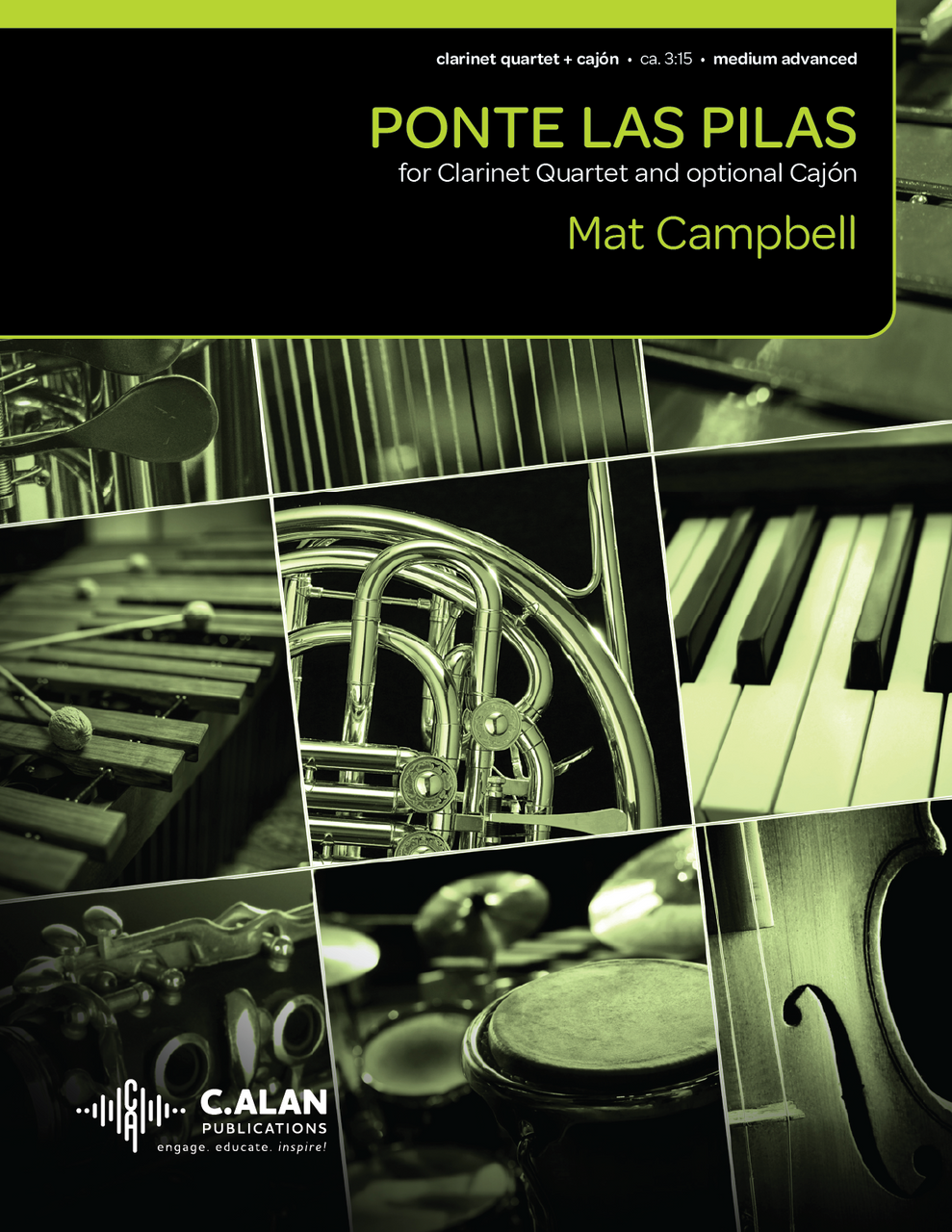 Campbell: Ponte las Pilas (Version for Clarinet Quartet)