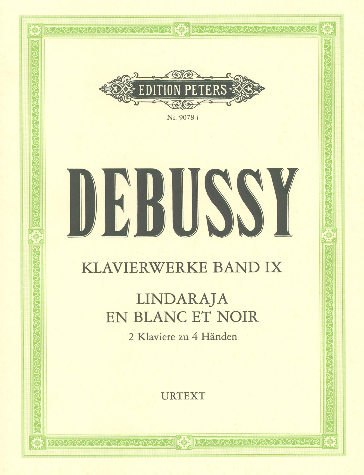 Debussy: Lindaraja & in blanc et noir