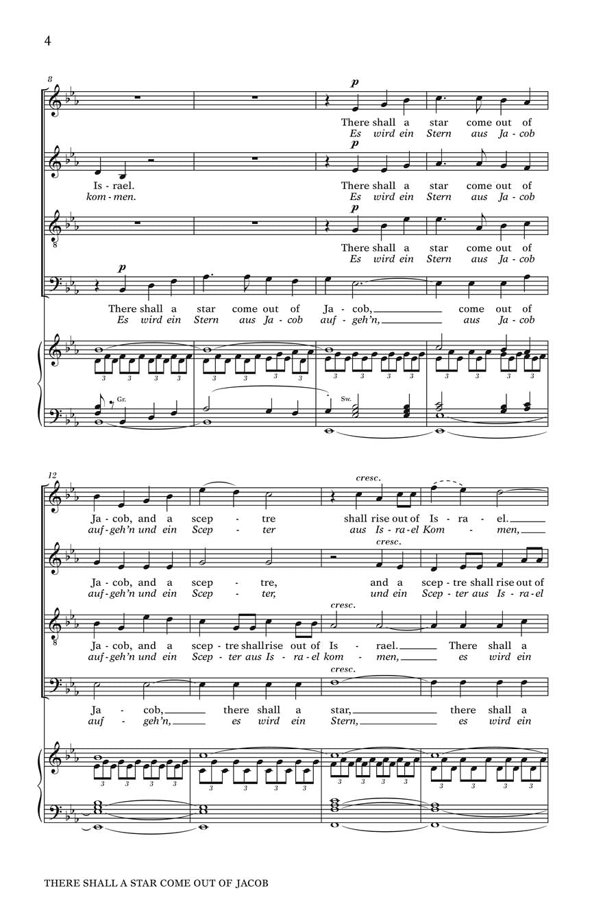 Mendelssohn: There Shall a Star Come Out of Jacob