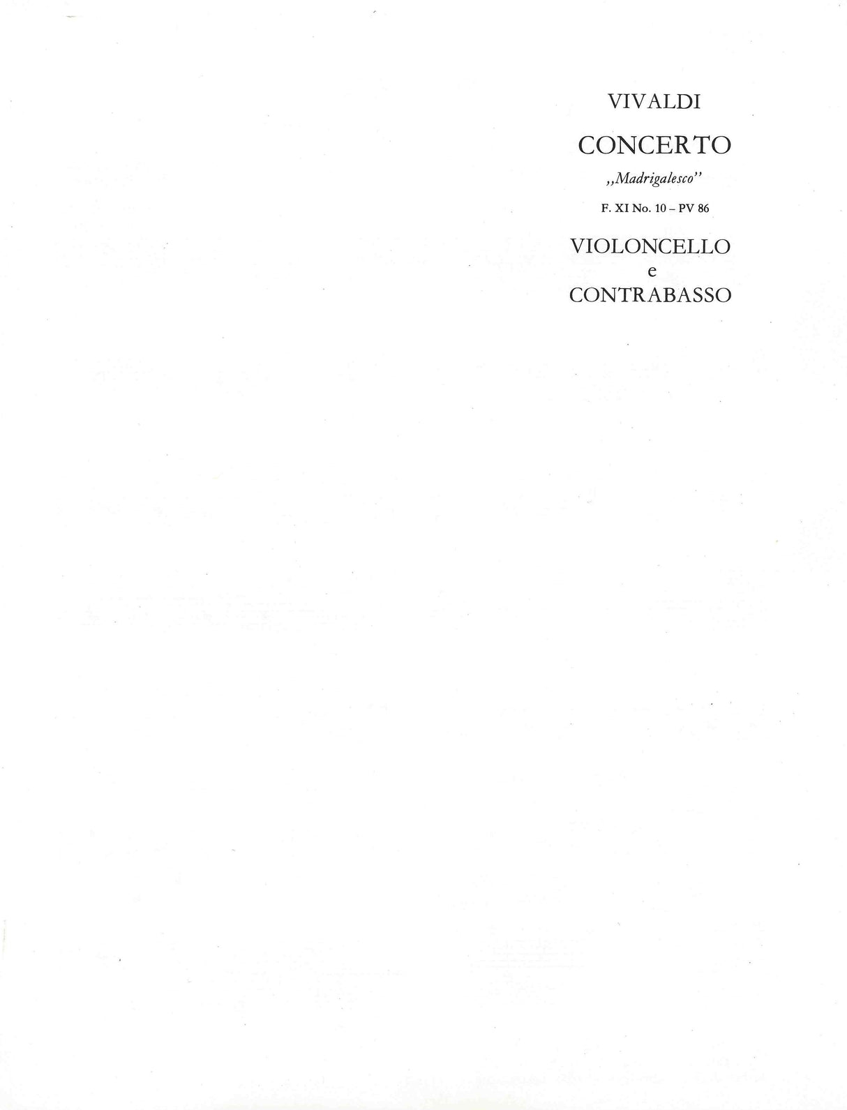 Vivaldi: Concerto for Strings in D Minor, RV 129