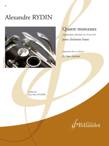 Rydin: 4 morceaux (Version for Bass Clarinet)
