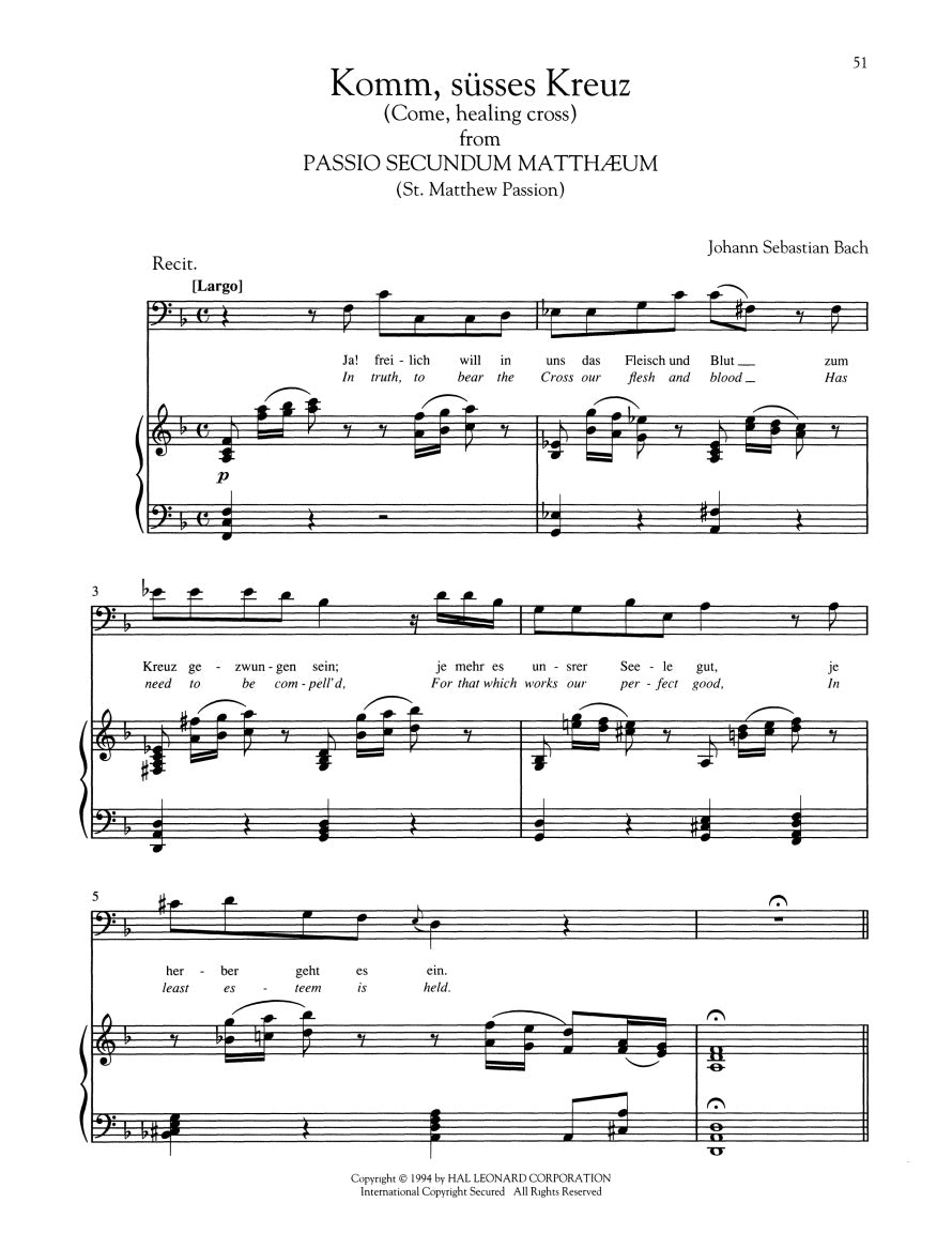 The Oratorio Anthology - Baritone / Bass