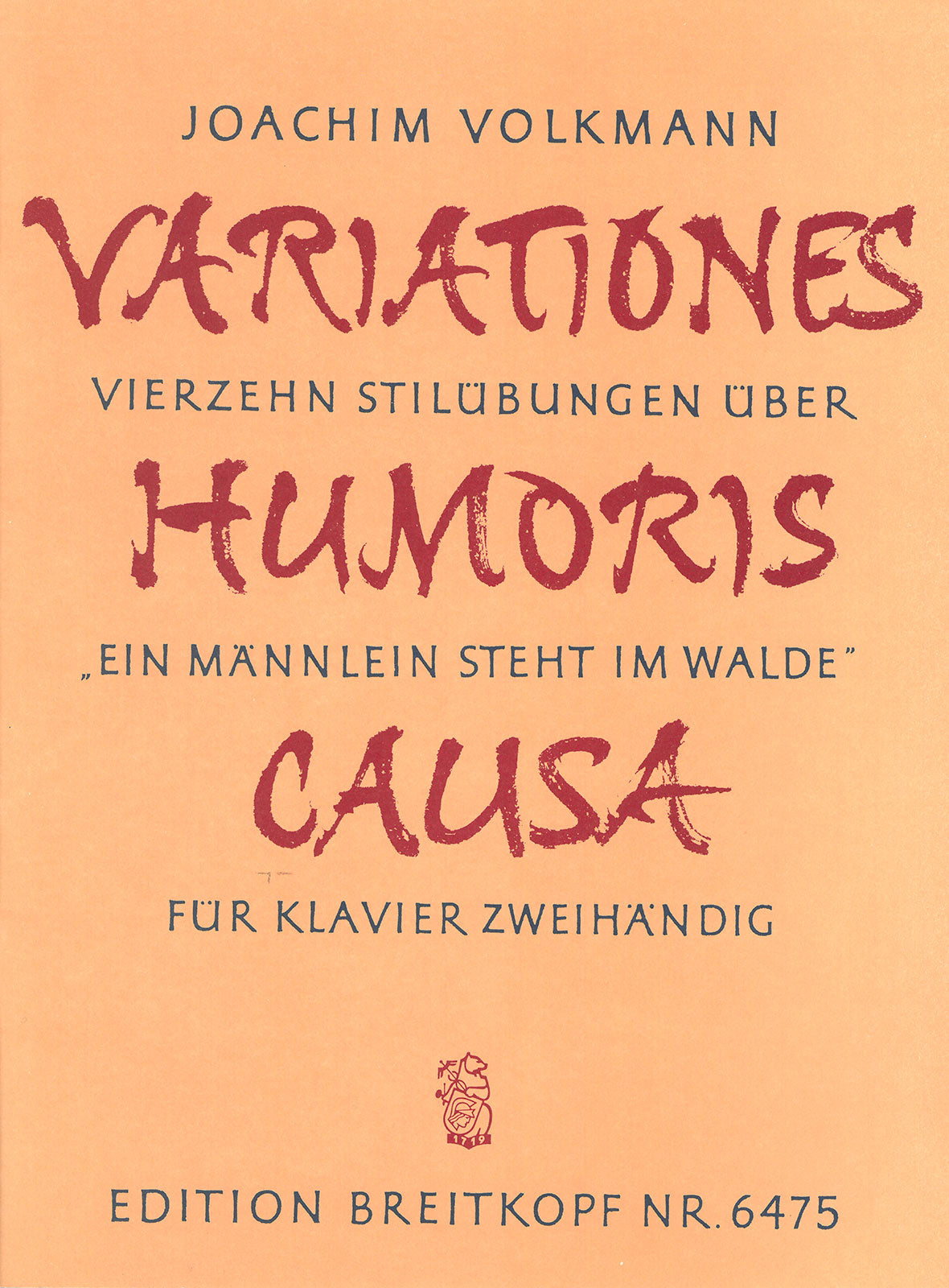 Volkmann: Variationes Humoris Causa