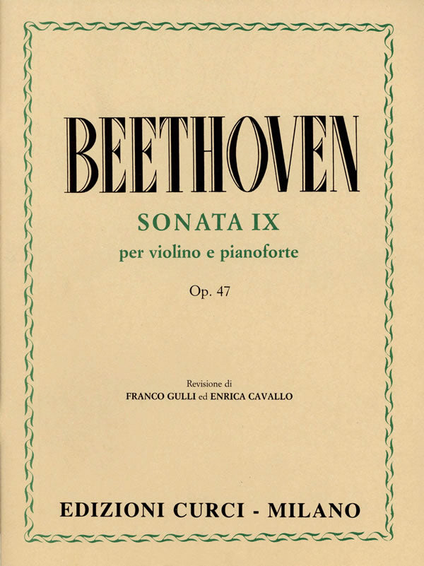 Beethoven: Violin Sonata in A Major, Op. 47 ("Kreutzer Sonata")