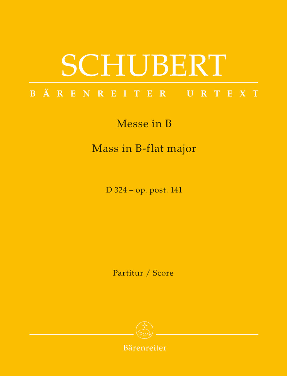 Schubert: Mass in B-flat Major, D 324, Op. posth. 141