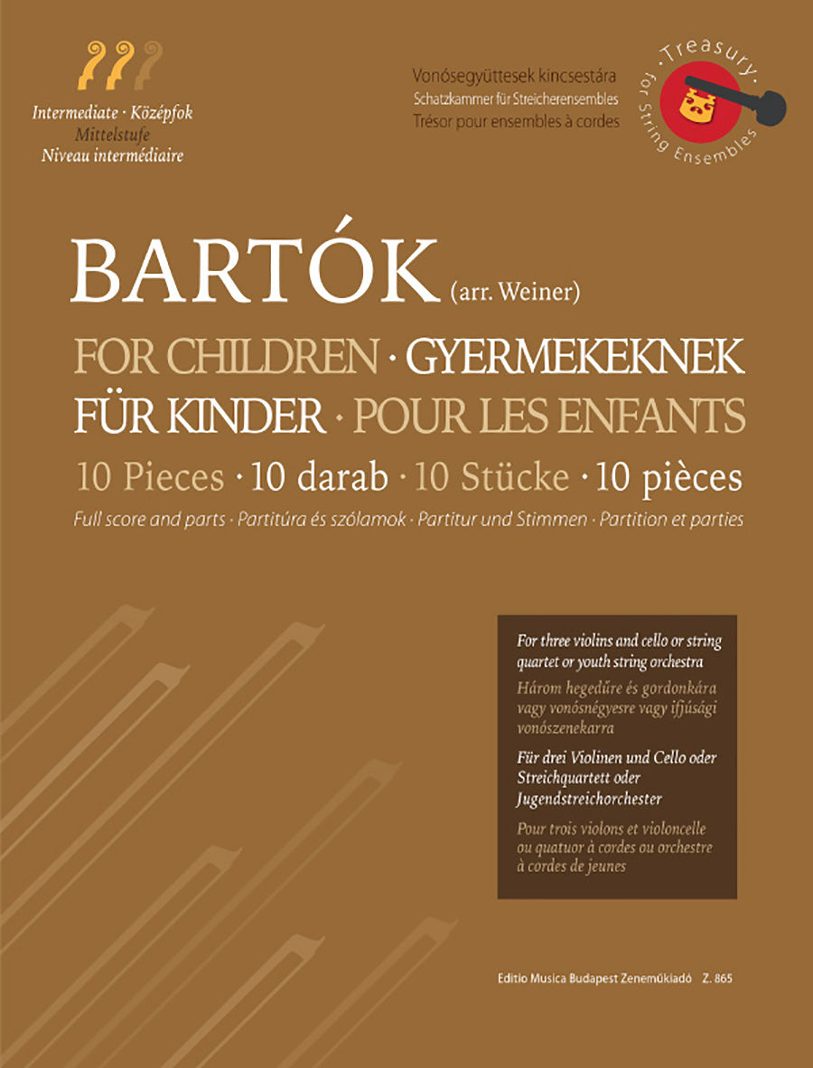 Bartók: Ten Pieces from the Series 'For Children' (arr. for string ensemble)