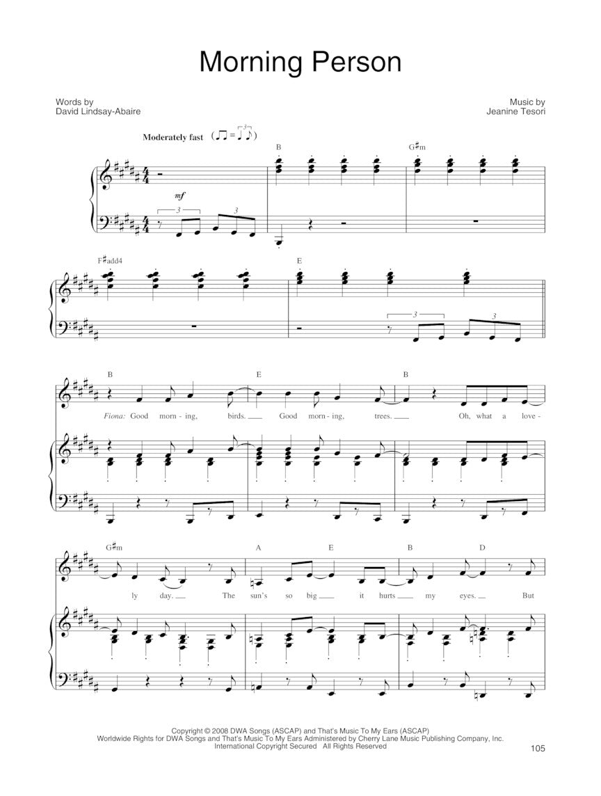 Shrek the Musical - Vocal Selections