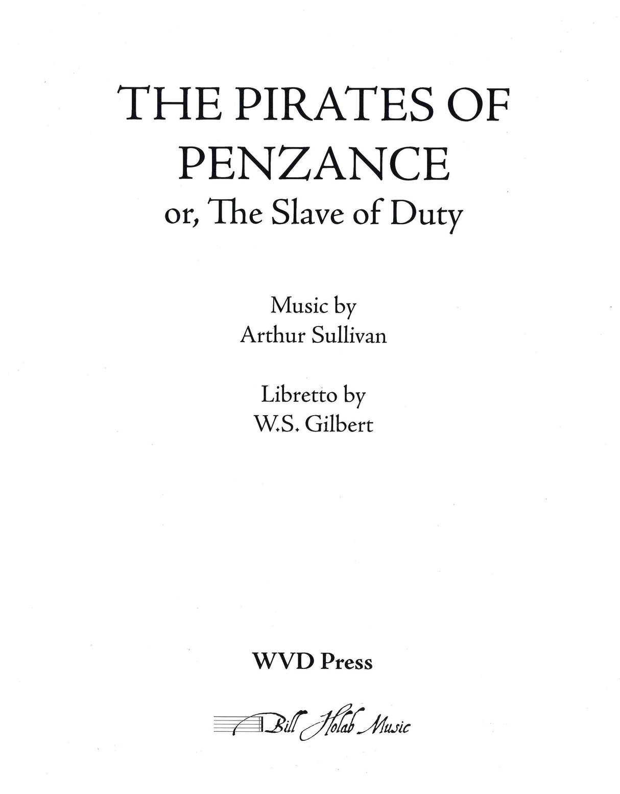 Sullivan: The Pirates of Penzance