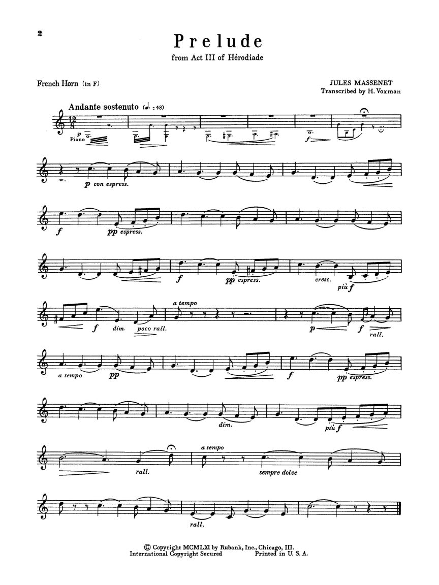 Concert and Contest Collection - Horn