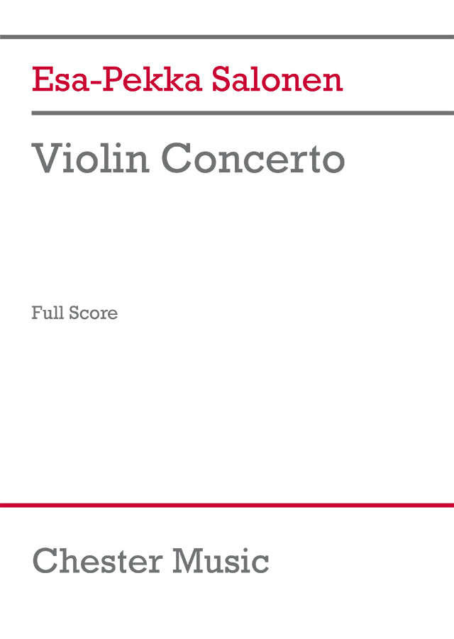 Salonen: Violin Concerto (Score)