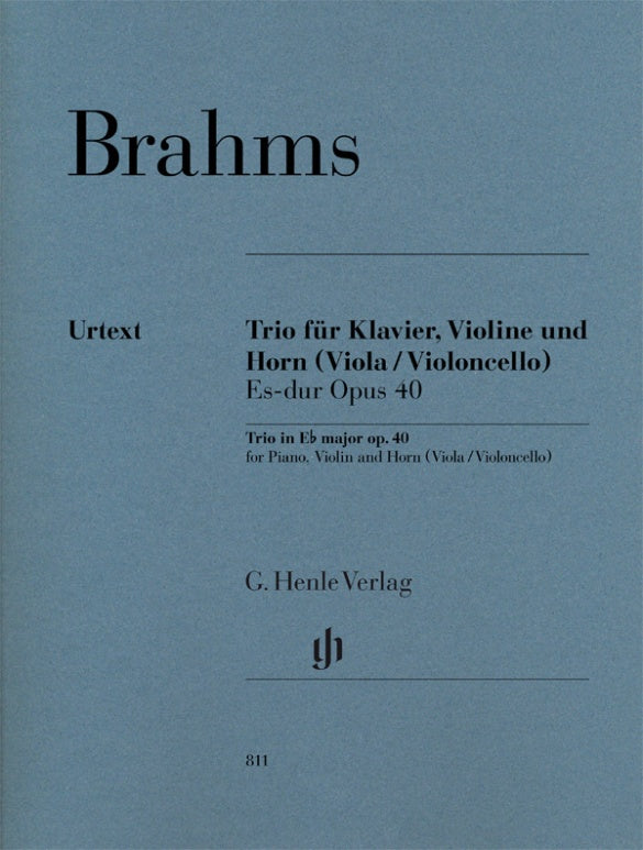 Brahms: Horn Trio in E-flat Major, Op. 40