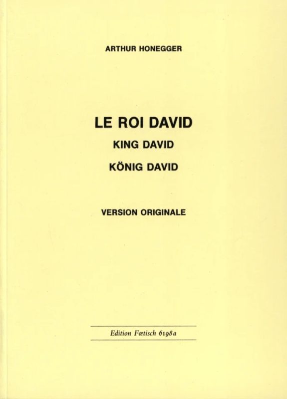 Honegger: Le Roi David