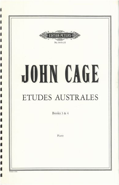 Cage: Etudes Australes - Volumes 3-4